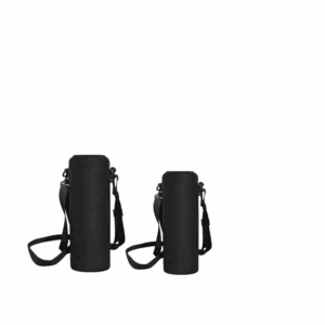 Trinkflaschen-Tasche SCHWARZ