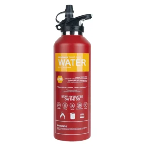 RevoMax 592 ml Feuerlöscher Sportflasche mit Strohhalm